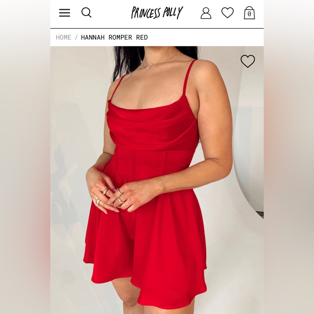 Princess Polly Hannah Romper